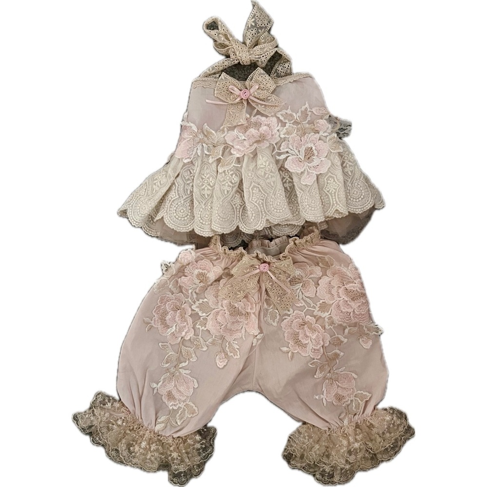 Baby Girl Pink luxury Set